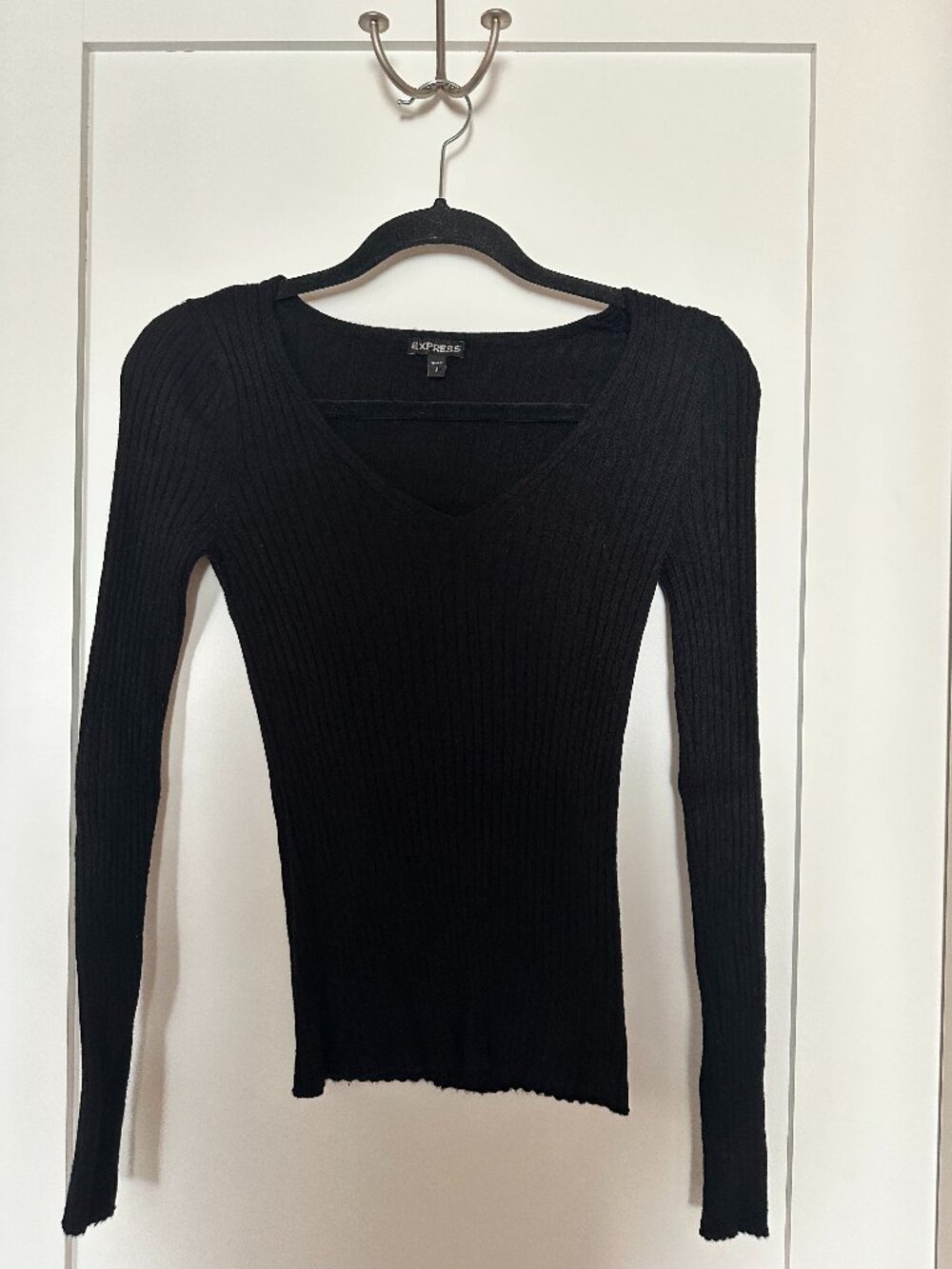 Express ribbed body con sweater